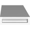 Ekena Millwork 5 1/2-in. W x 34-in. D x 40-in. H Funston Architectural Grade PVC Knee Brace BRCP055X34X40FST - alternate 6